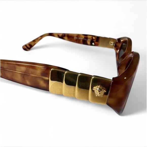 Vintage Versace sunglasses MOD. 292/M COL. 830 women Brown/ Gold NEW